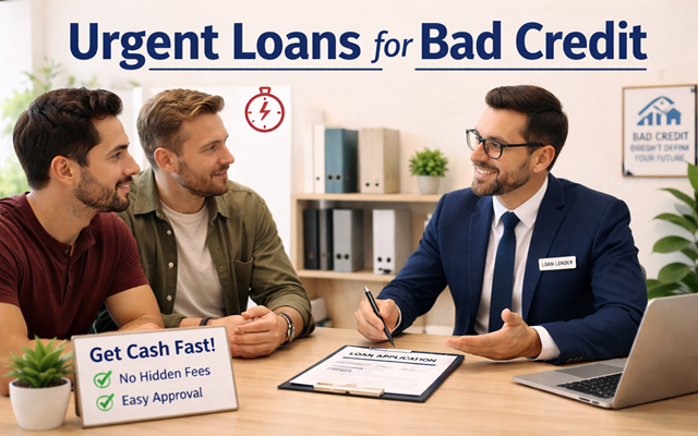 Urgent Loans for Bad Credit